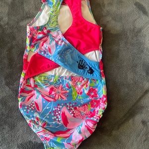 Chalk warrior Child large gymnastics leotard- New without tags